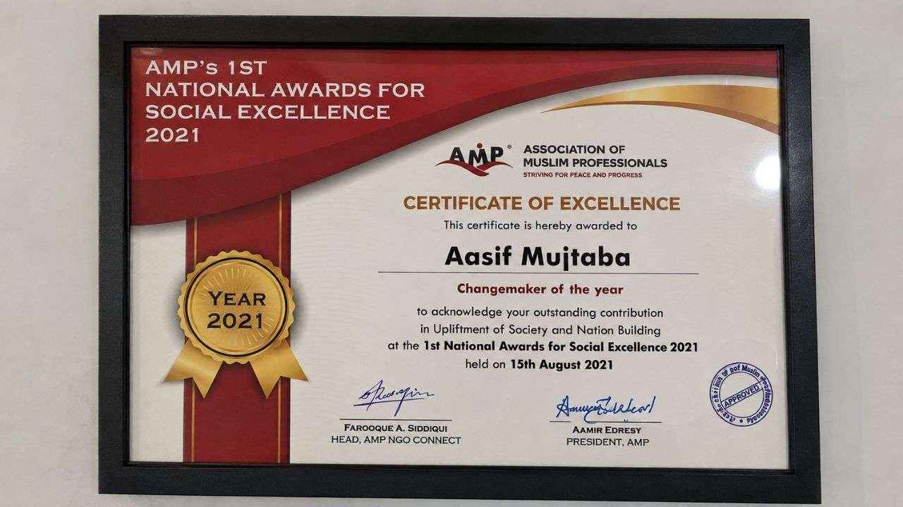 AMP Changemaker of the Year recognition