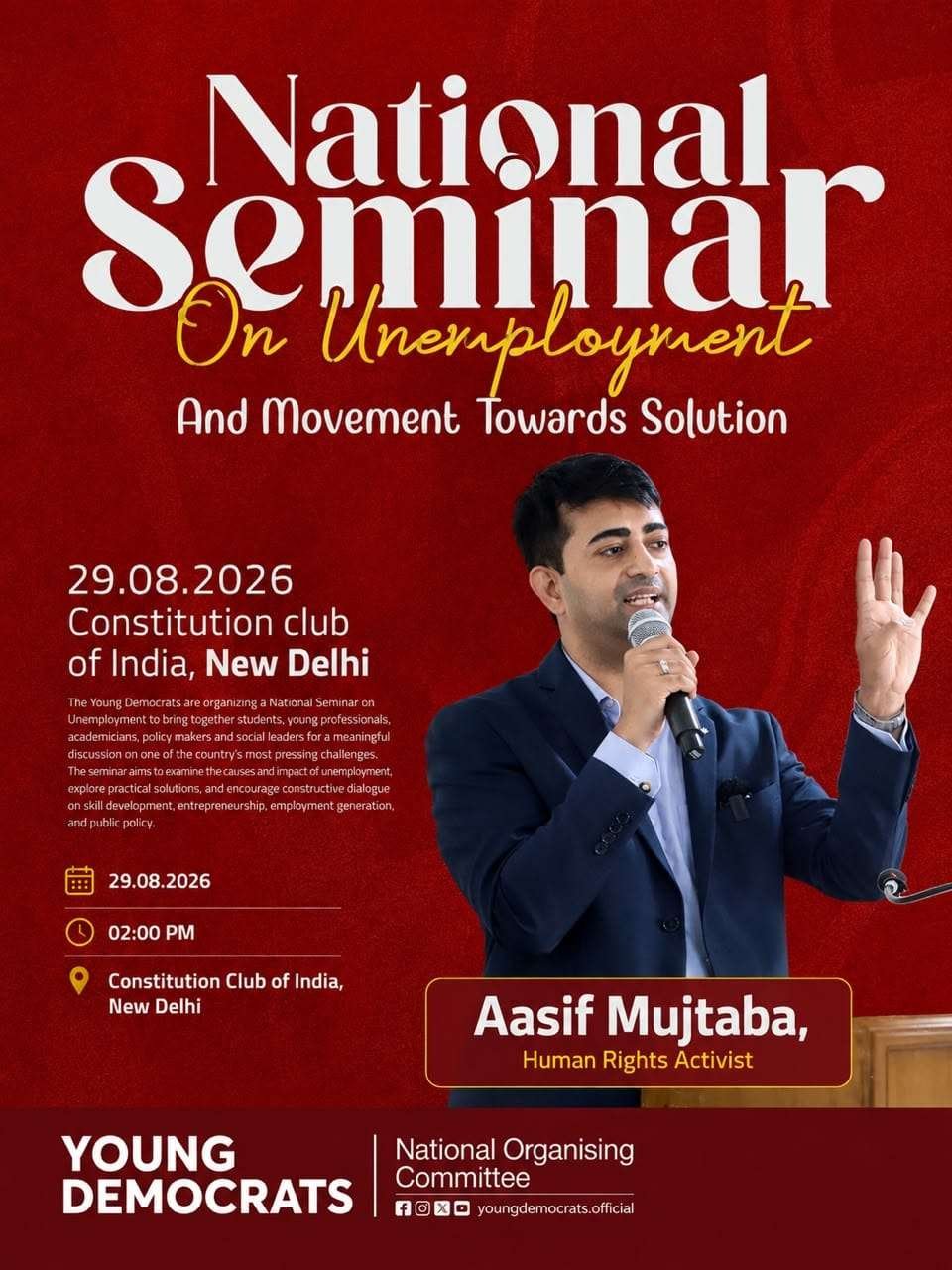 National Seminar on Unemployment and Movement Towards Solution